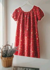 Red Floral Sundress