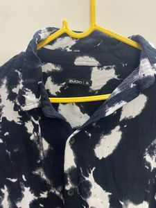 Zudio Black Casual Summer Shirt