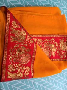 Orange Saree