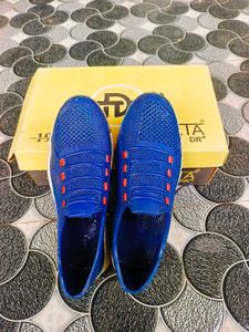 Blue Slip-On Shoes | Daily Wear | Comfortab