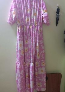 Pink Floral Gown