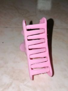 Cute Pink Flower Hair Clip