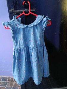 Floral Denim Dress