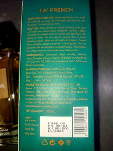 LA&#39;FRENCH SPICY COCKTAIL EQU DE PERFUME