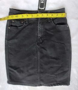 Denim Pencil Skirt