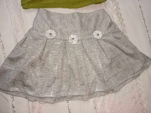 Girls&#39; Green Top &amp; Skirt Set