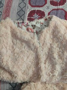 Pink Faux Fur Cardigan For 8 Yr Girl