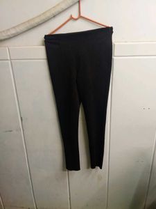 Primark Black Velvet Women Trouser