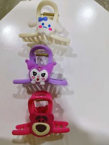 Character Hair Claw Clips - Set of 2