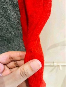 Color Block Mini winter Dress