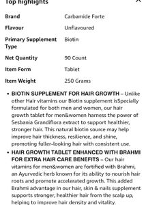 Carbamide Forte Biotin At Half Price