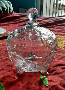 Glass Bowl with lid