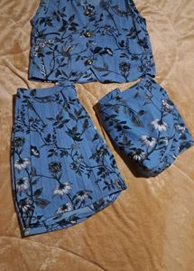 Floral Three-Piece Set
