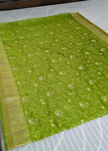 Elegant Green Saree