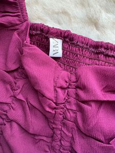 Ruched Puff Sleeve Top - Stylish!