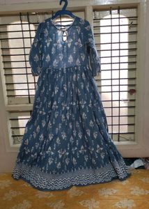 Handloom Anarkali Totally New