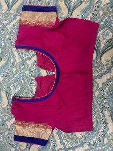 Elegant Pink &amp; Green Saree