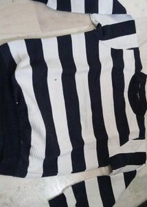 Striped Knit Sweater