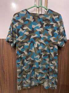 Geometric Print T Shirt