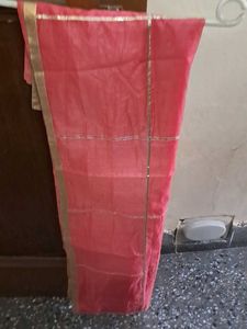 Elegant Pink Color Plazzo Suit With Dupatta