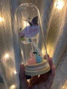 Flamingo Love Showpiece