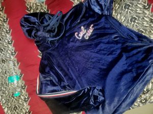 Velvet Hoodie and Joggers Set Co-ord