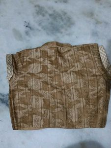 Black and Gold Patterned Saree