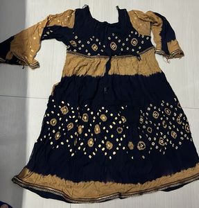 Vintage Bandhani Dress