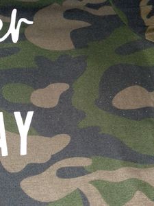 Camouflage Print Unisex Tshirt