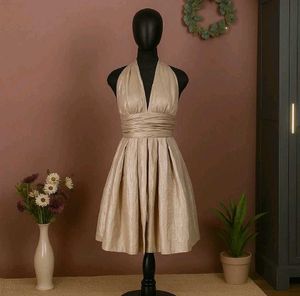Elegant Halter Neck Dress
