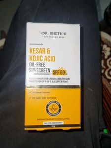 Dr Sheth Kesar &Kojic Sunscreen