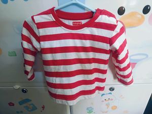 Babyhug Pure Cotton Knit Full Sleeves Tshirt