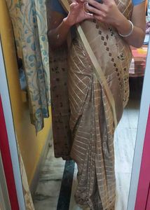 glossy soft stylish saree