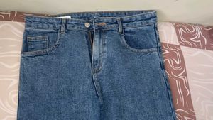 Wide Leg Denim Jeans