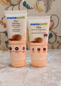 Mamaearth Chia Oil-Free Face Wash & Moisturizer