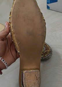 Embroidered Sreeleathers Mules - Size 7