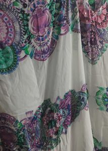 Floral Print Kaftan Top