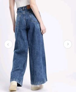 WIDE LEG DENIM JEANS