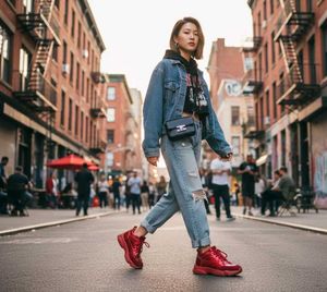 🔥 Red Hot Chunky Platform Sneakers!