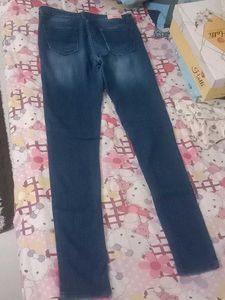 Dark Blue Denim Jeans