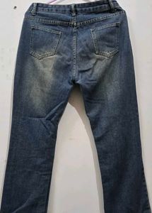 Classic High-Waisted Straight-Leg Denim Jeans