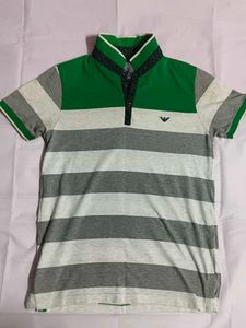 Mens Polo Neck 100% Cotton Tshirt