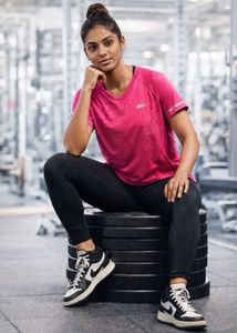Run in Style! 💖 Nike Neon Pink Pro Tee ✨🏃‍♀️