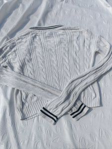 H&amp;m Y2k Cable Knit Sweater
