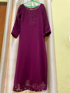 Elegant Maroon Salwar Kameez
