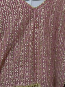 Lucknow Chikankari Pure Embroidery Sleevless Top