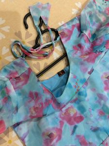 Floral Print Kurta Set