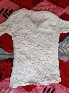 White Chikankari Short Kurti