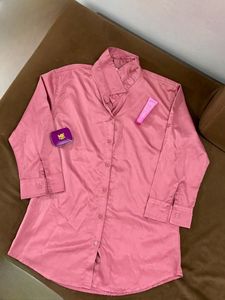 Pink Button-Down Shirt