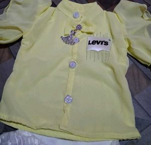 Levi's Yellow Top